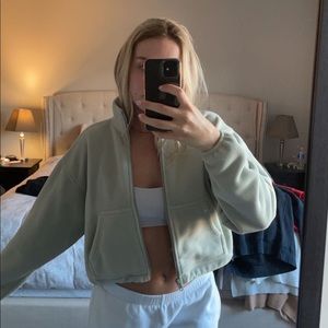 Light green Aritzia Polar Fleece